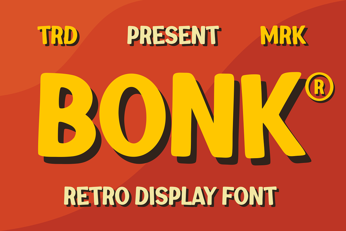 Bonk - Retro Display Font Free Download