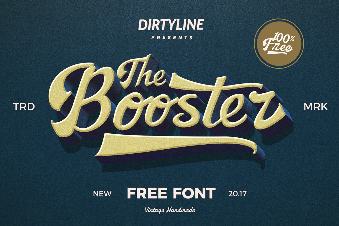 Booster Vintage Font Free Download