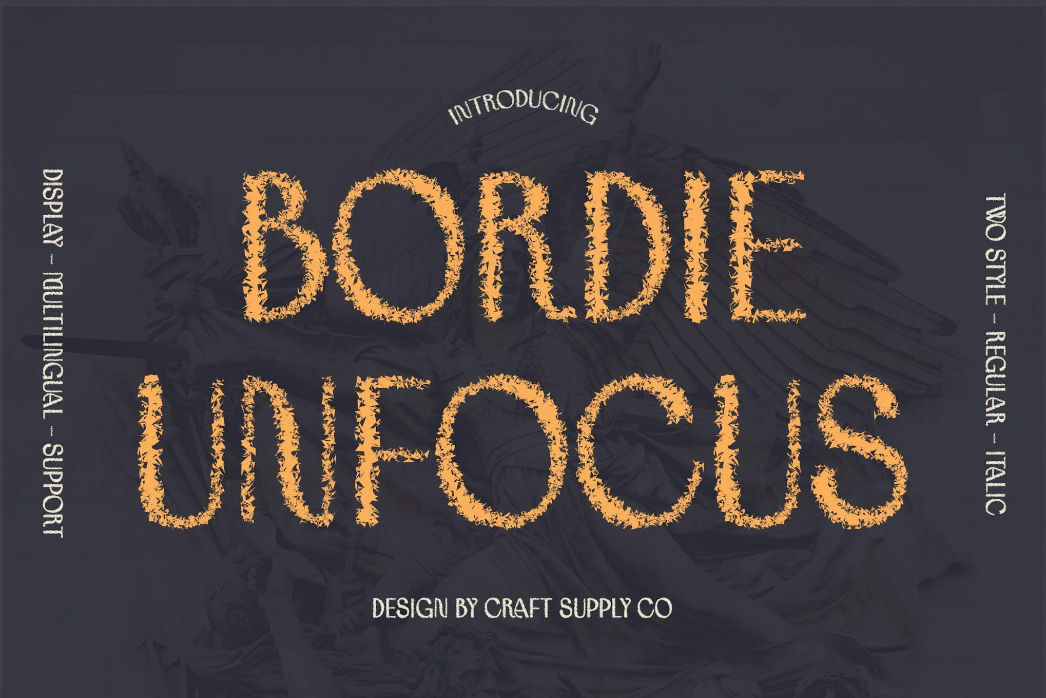 Bordie Unfocus Font Free Download