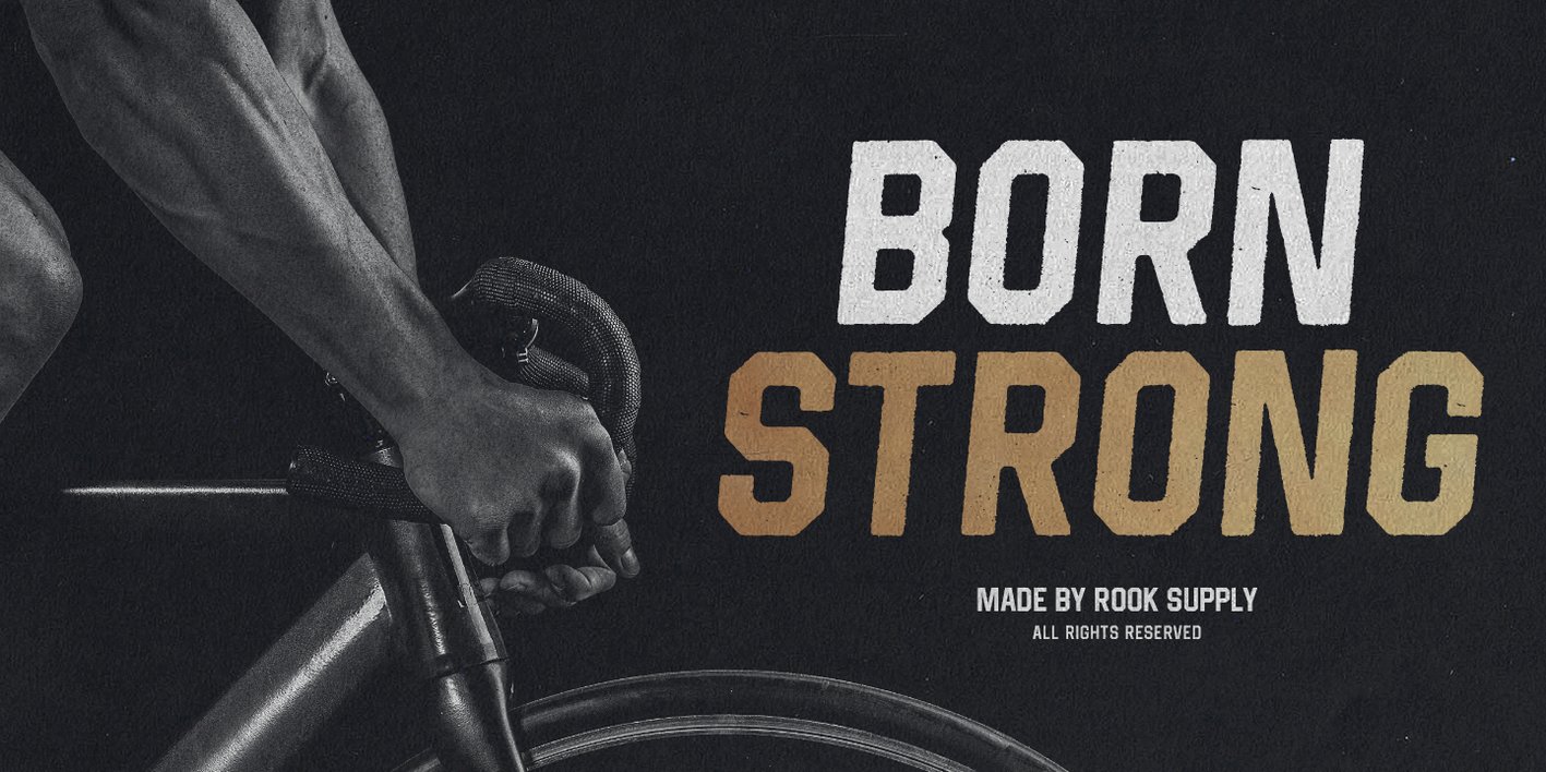 Born Strong Font Free Download