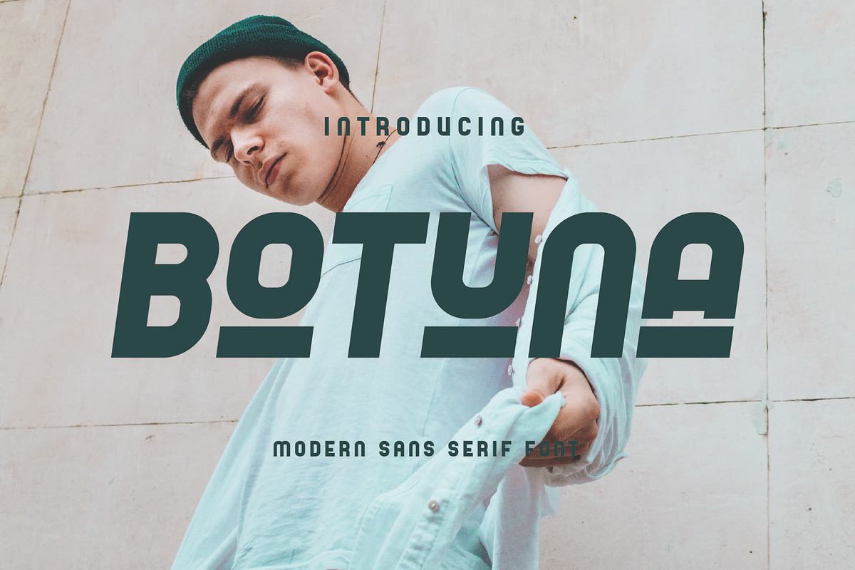 Botuna - Modern Sans Serif Font Free Download Free Download