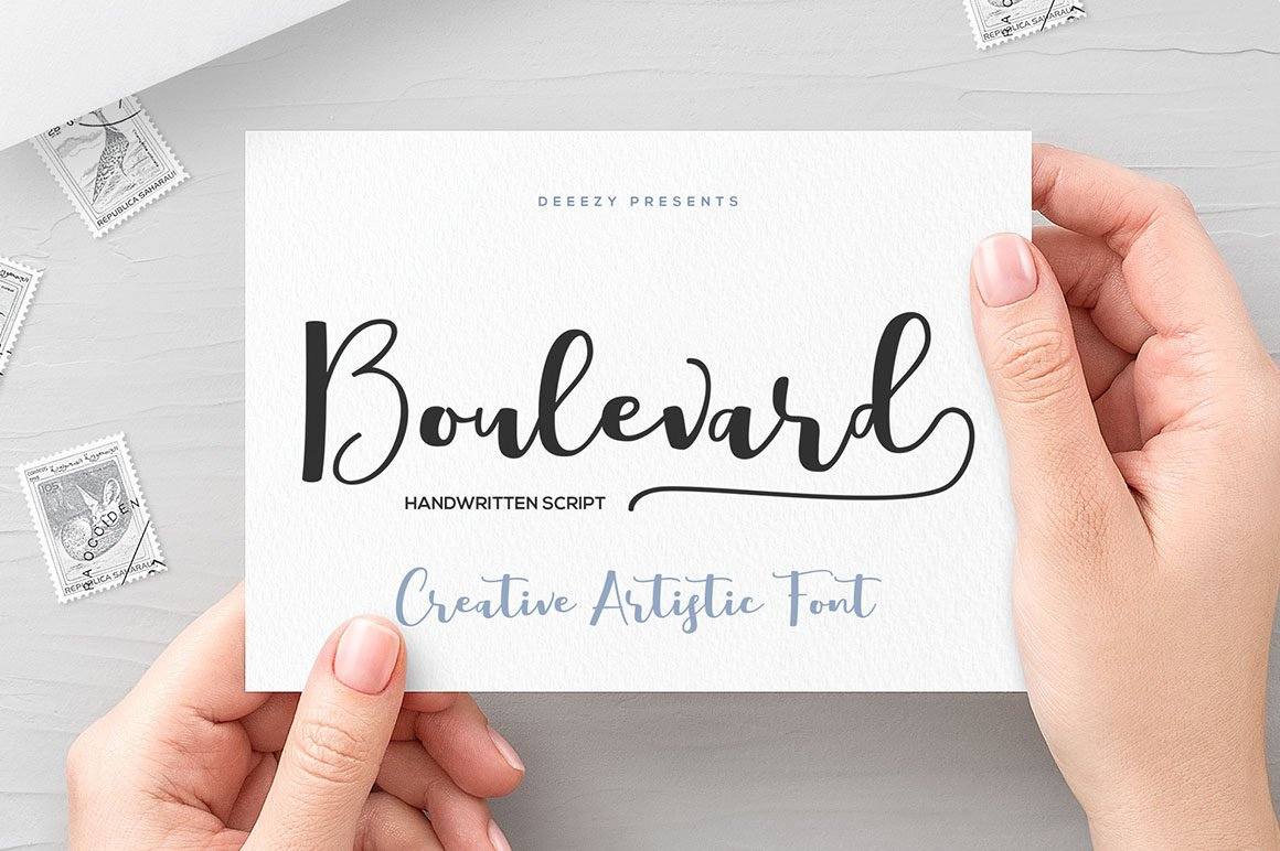 Boulevard Script Font Free Download