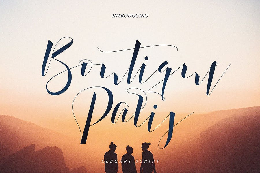 Boutique Paris - Modern Script Font Free Download