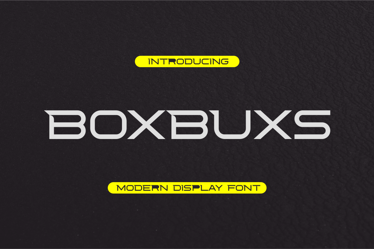 Boxbuxs Font Free Download Free Download