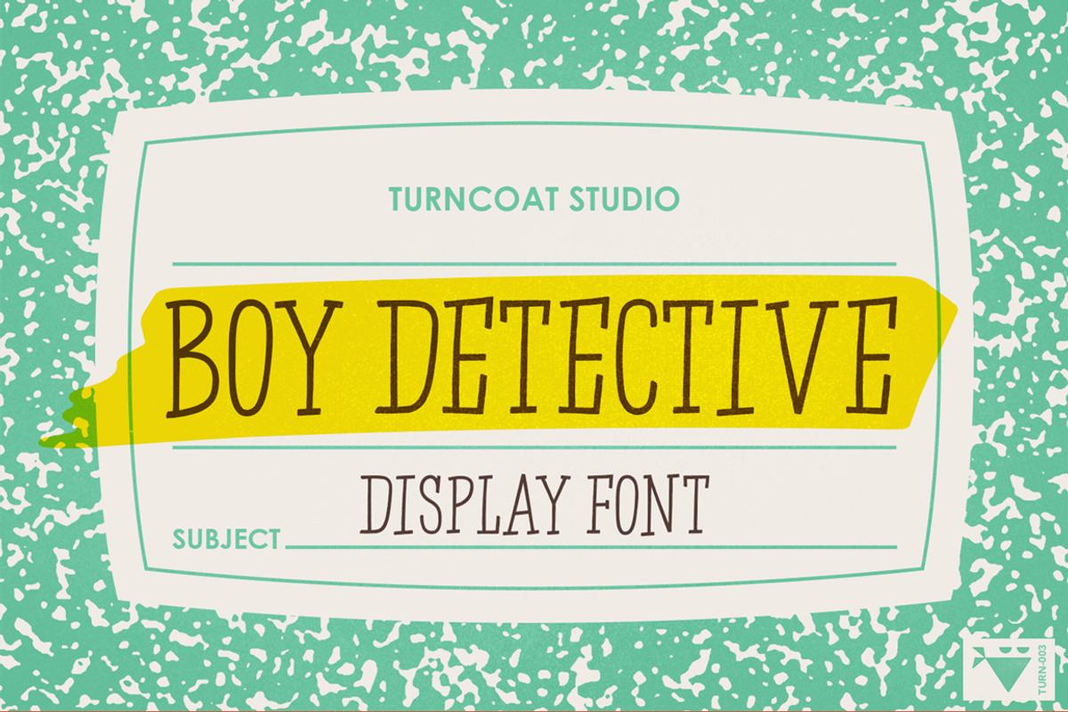 Boy Detective Font Free Download Free Download