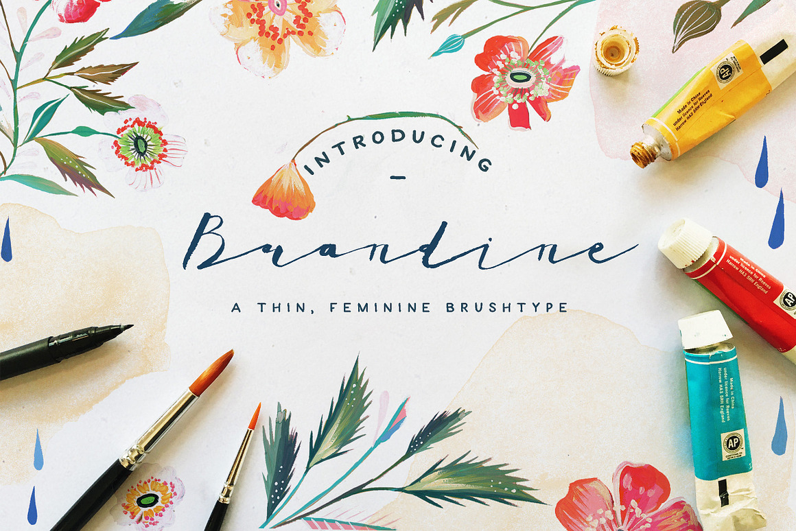 Brandine Script Font Free Download