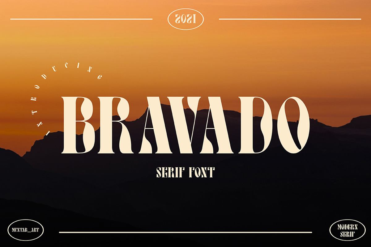 Bravado | Serif Display Free Download Free Download