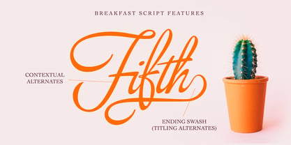 Breakfast Script Font Free Download