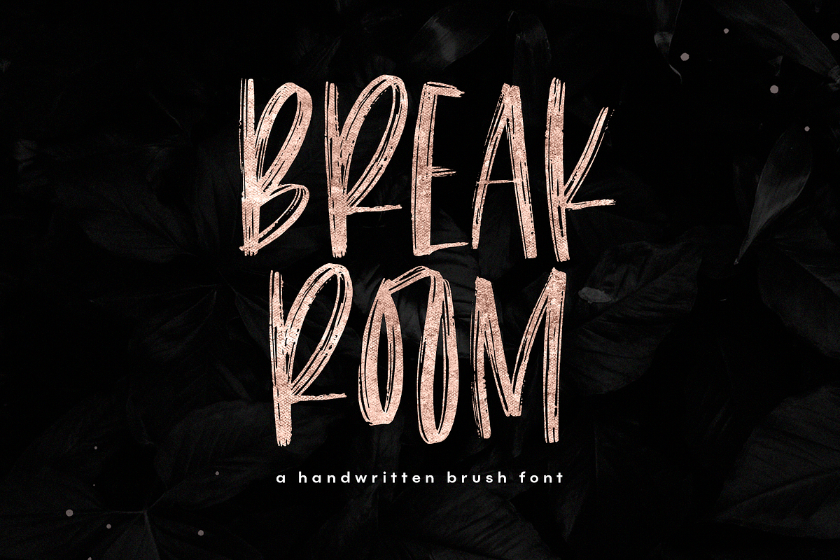 Breakroom - Handwritten Brush Font Free Download Free Download