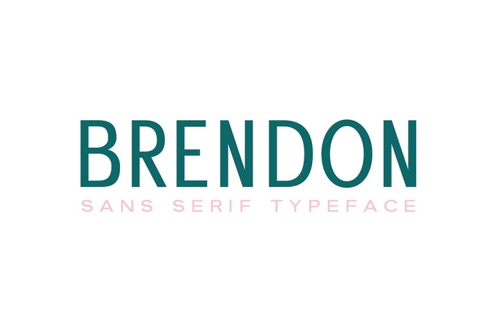 Brendon Sans Serif Typeface Free Download