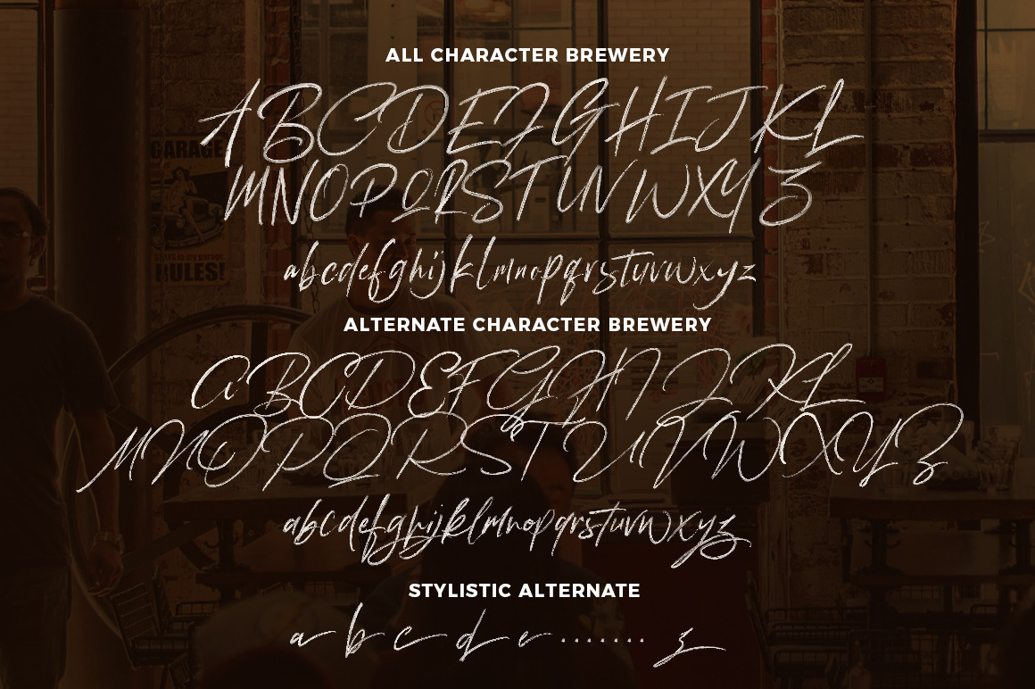 Brewery - SVG FONT Free Download