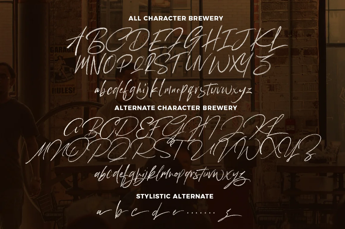 Brewery - SVG FONT