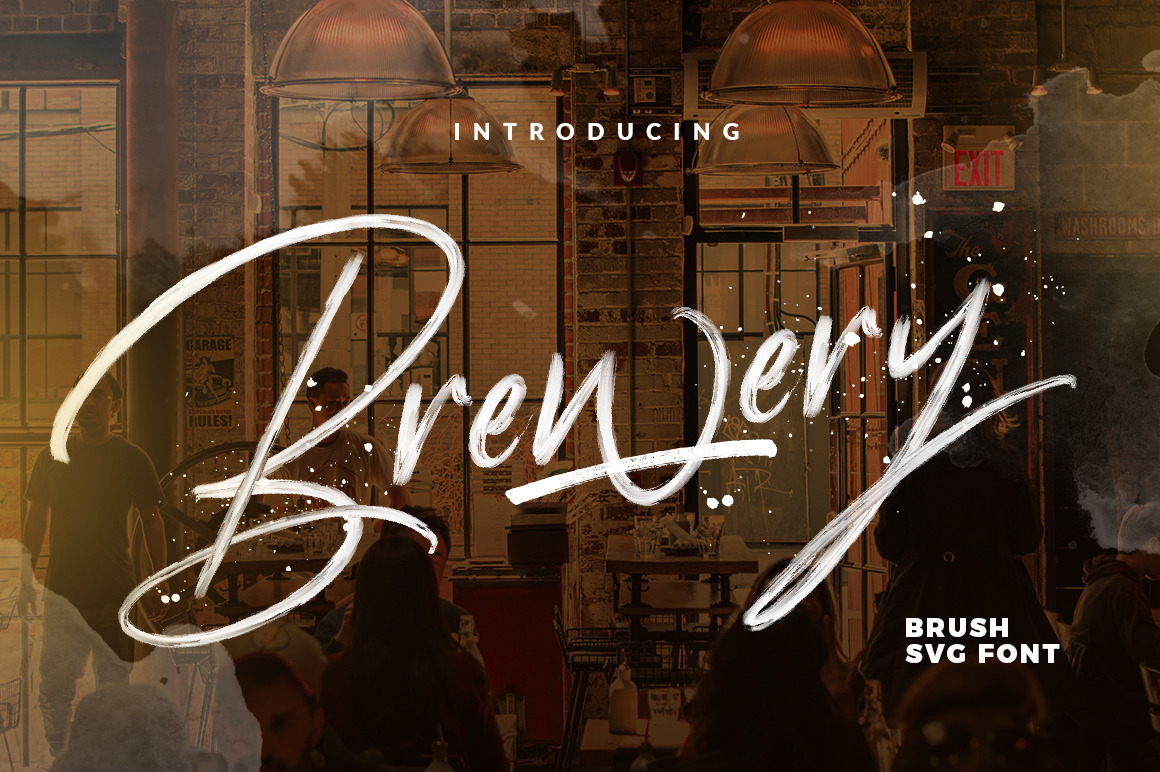 Brewery - SVG FONT Free Download