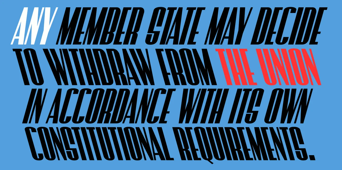 Brexit Font