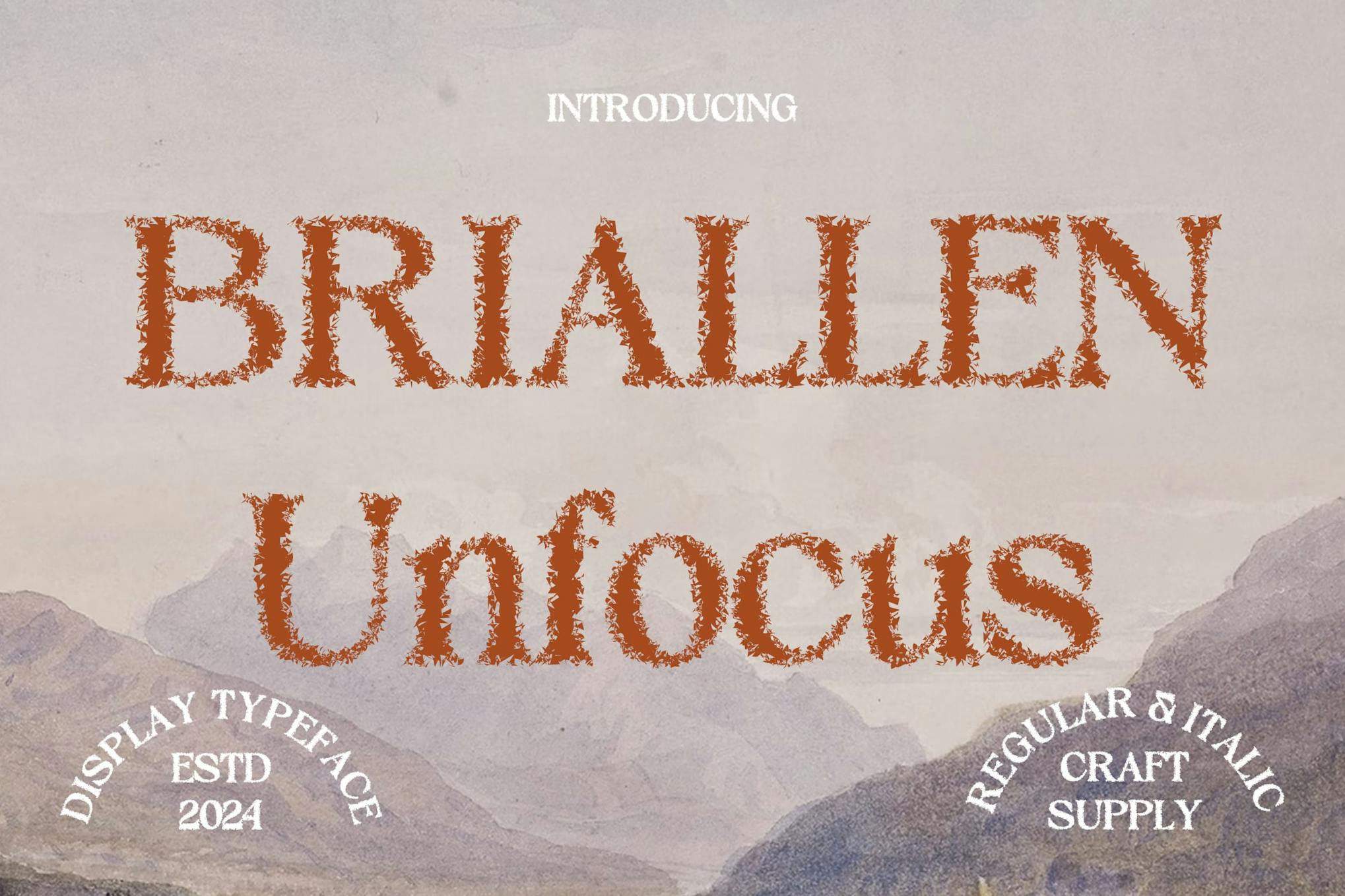 Briallen Unfocus Font Free Download