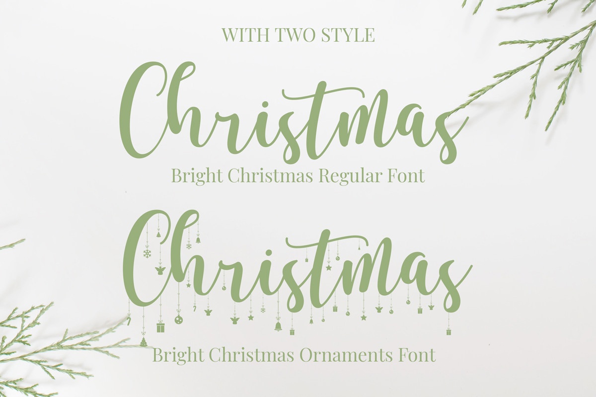 Bright Christmas Font Free Download