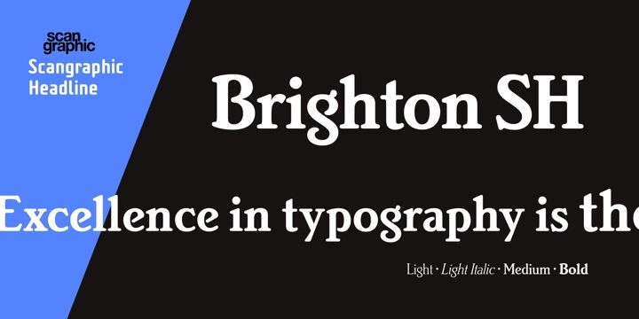 Brighton SH Font Free Download