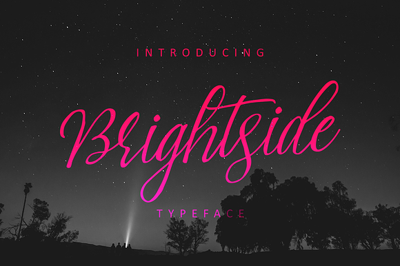 Brightside Typeface Font Free Download