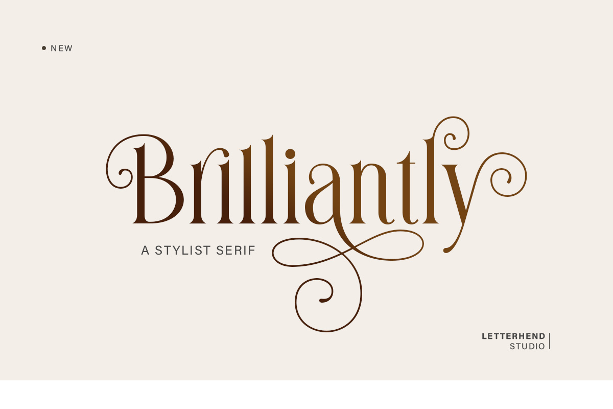 Brilliantly - A Stylish Serif Font Free Download