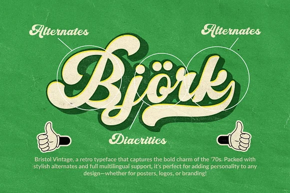 Bristol Vintage Font