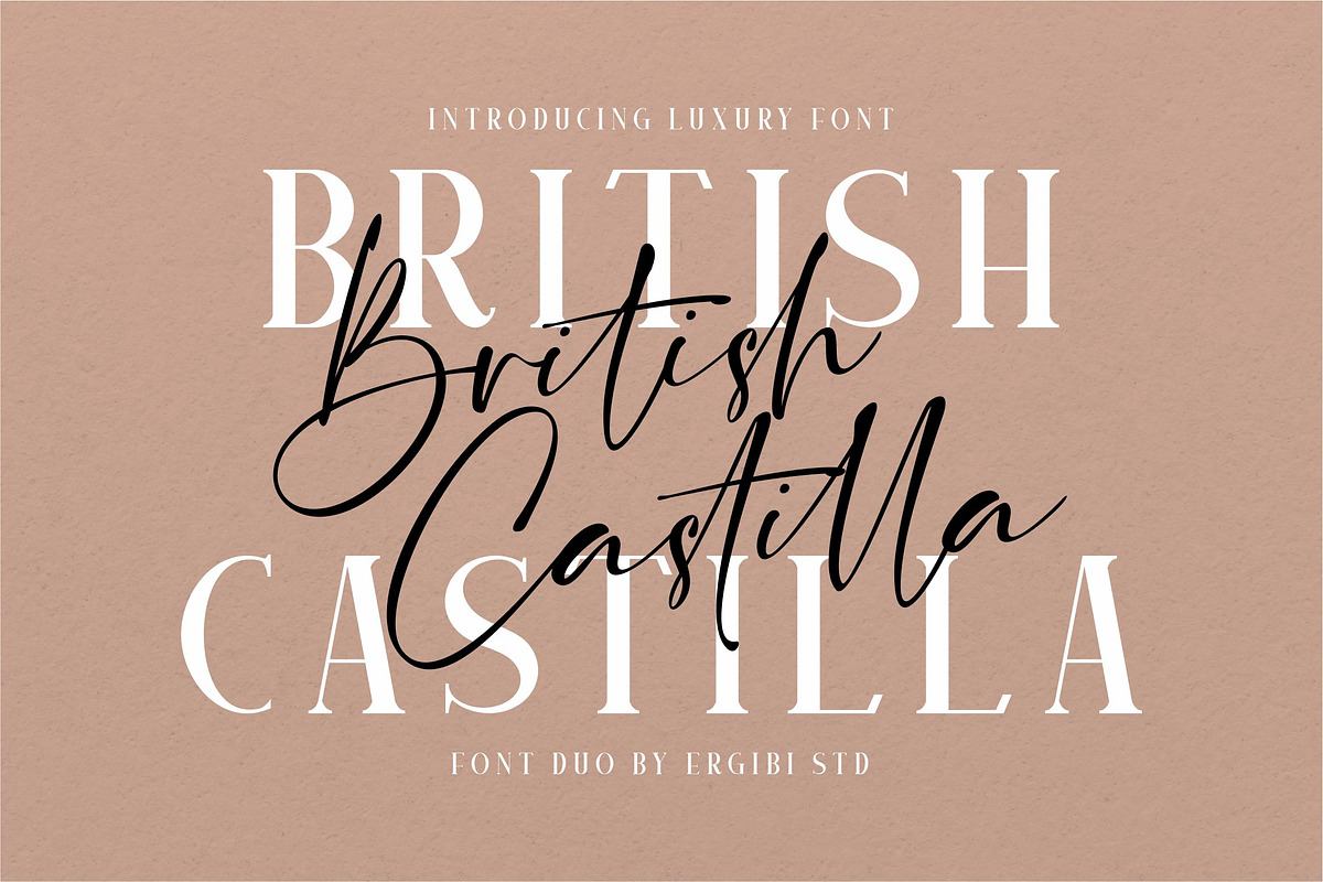 British Castilla - Luxury Font Duo Free Download Free Download