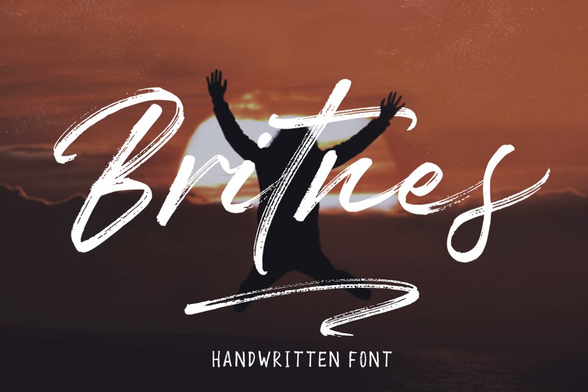 Britnes - Handwritten Font Free Download Free Download