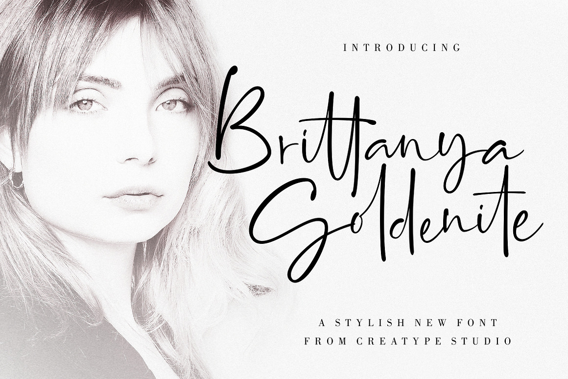 Brittanya Goldenite Business Font Free Download