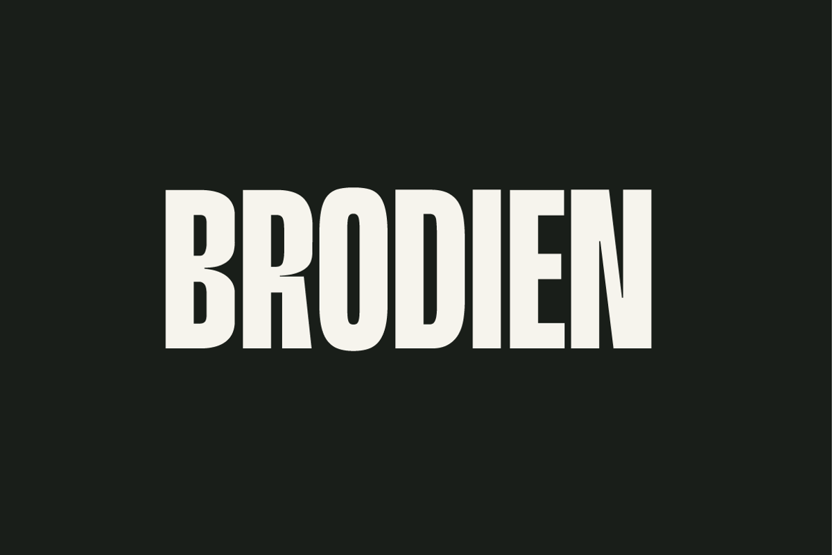 Brodien Condensed Font Free Download Free Download