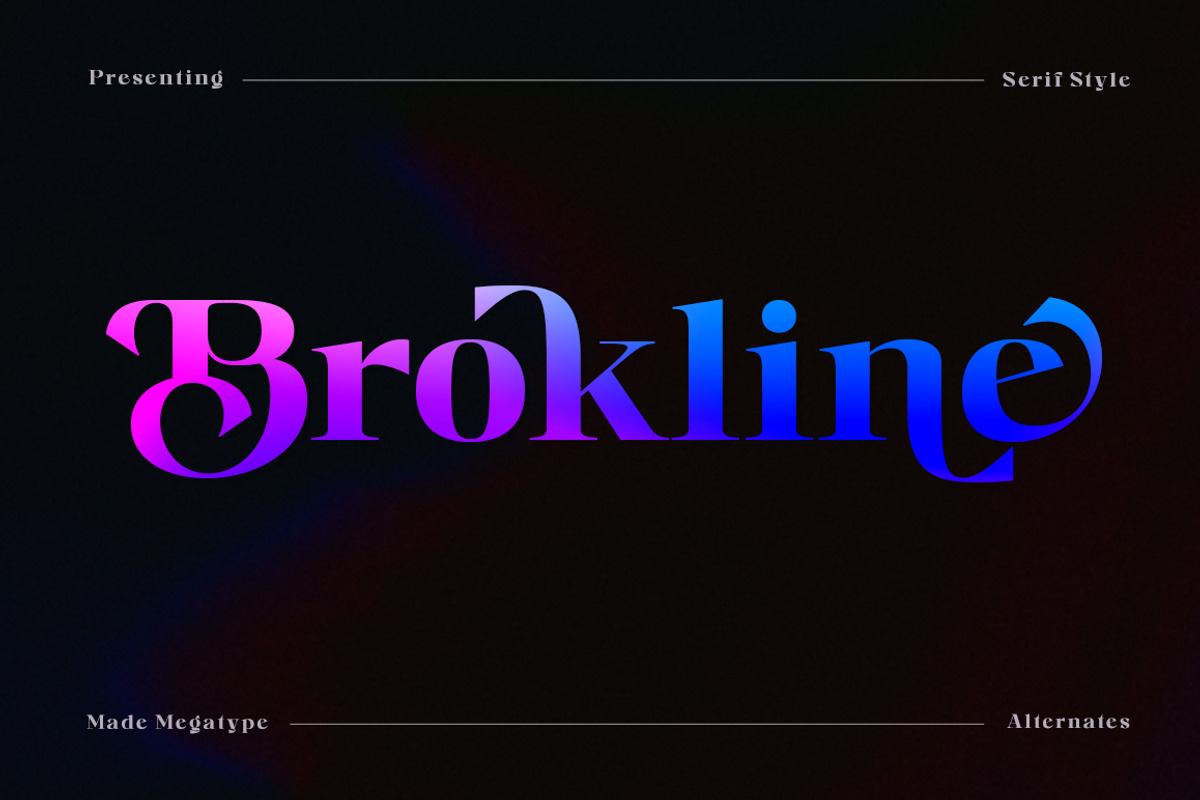 Brokline Serif Typeface Free Download Free Download