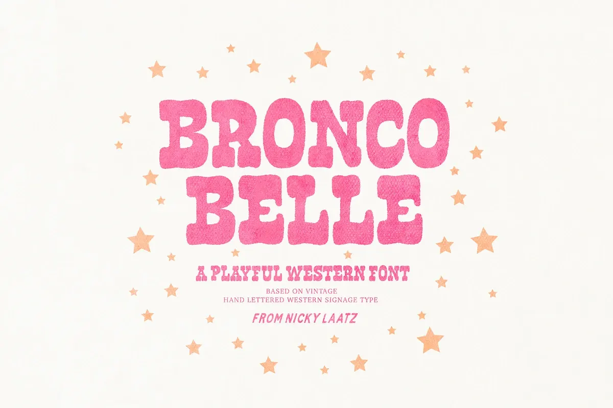 Bronco Belle Typeface Free Download Free Download