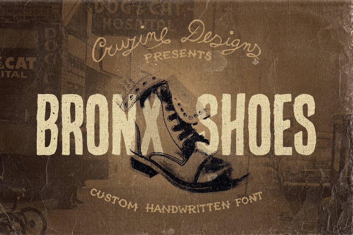 Bronx Shoes Custom Font Free Download