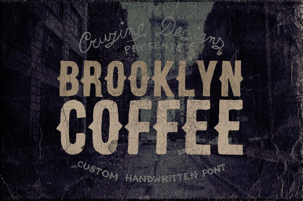 Brooklyn Coffee Custom Font Free Download