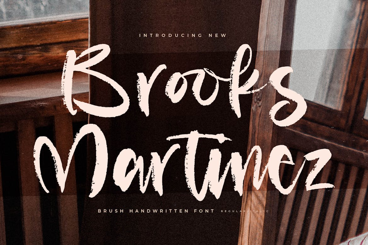 Brooks Martinez Brush Handwritten Font Free Download