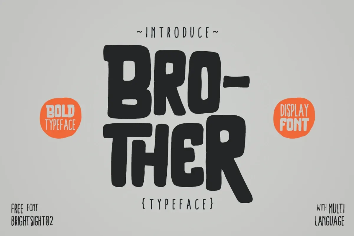 Brother Typeface Free Download Free Download