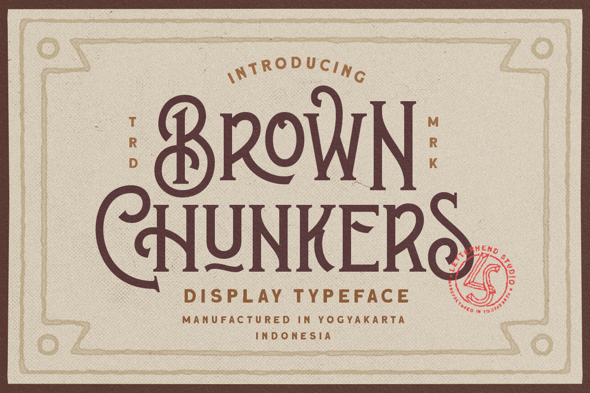 Brown Chunkers Font Free Download