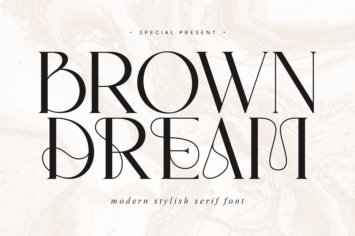 Brown Dream - Modern Stylish Serif Free Download Free Download