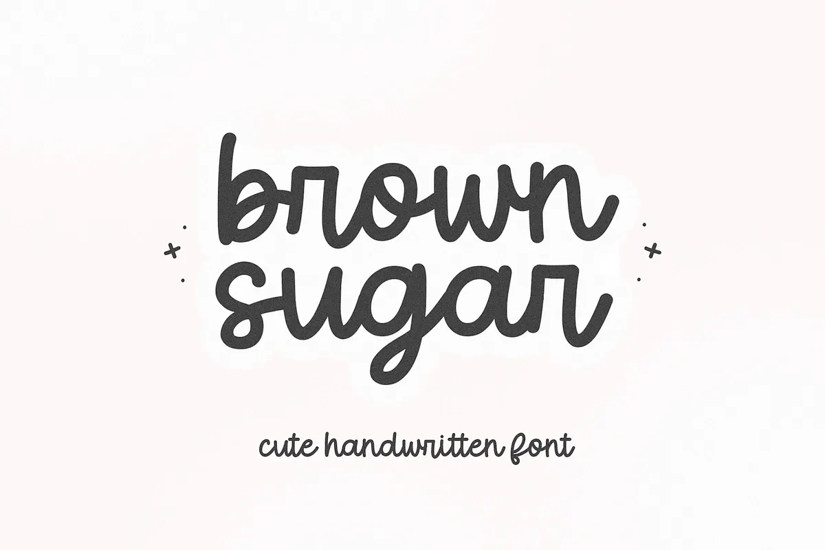 Brown Sugar | Cute Script Font Free Download Free Download