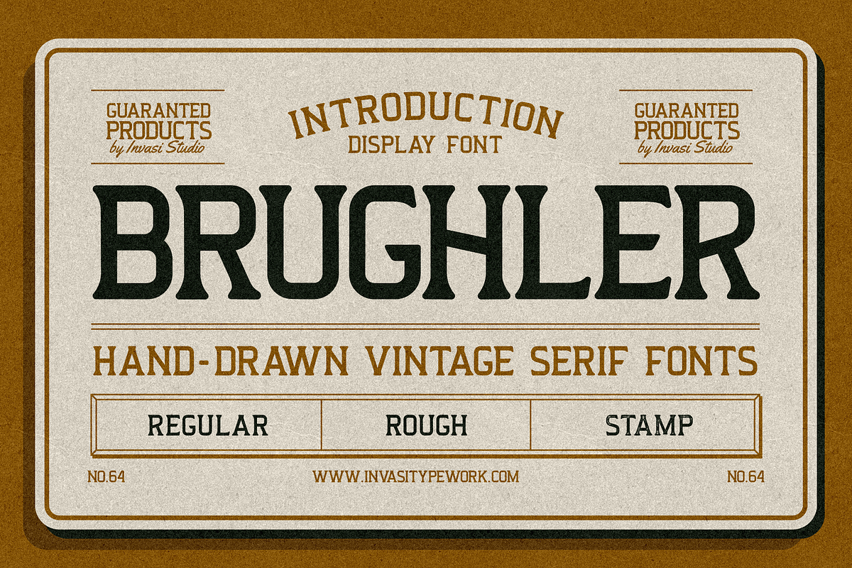 Brughler - Vintage Serif Display Free Download Free Download