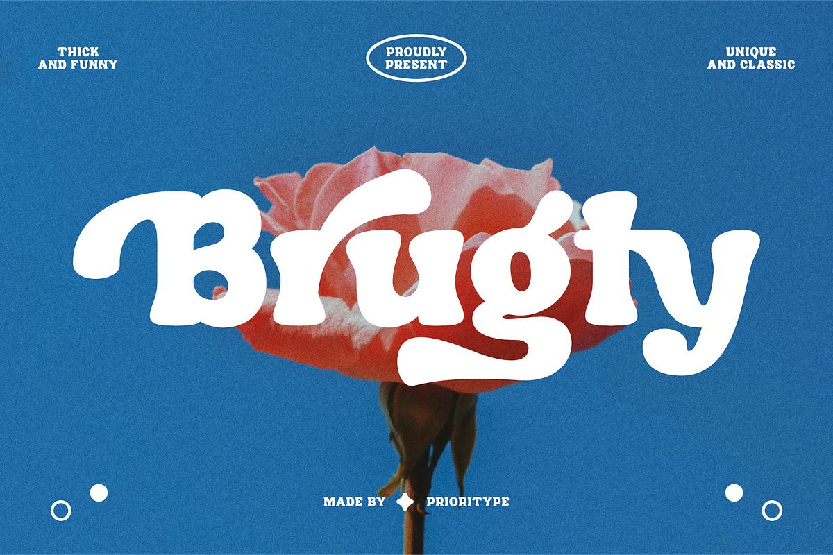 Brugty - Thick Display Fonts Free Download Free Download