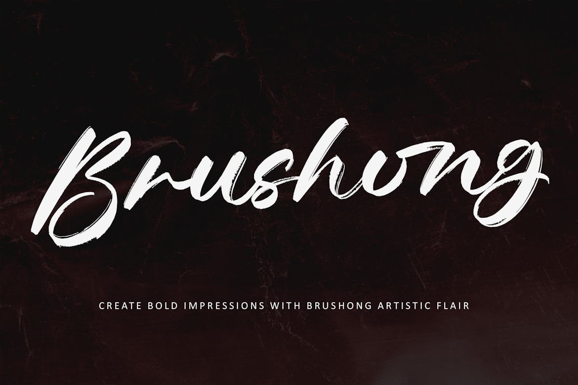 Brushong Font Free Download