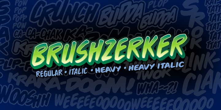 Brushzerker BB Font Free Download