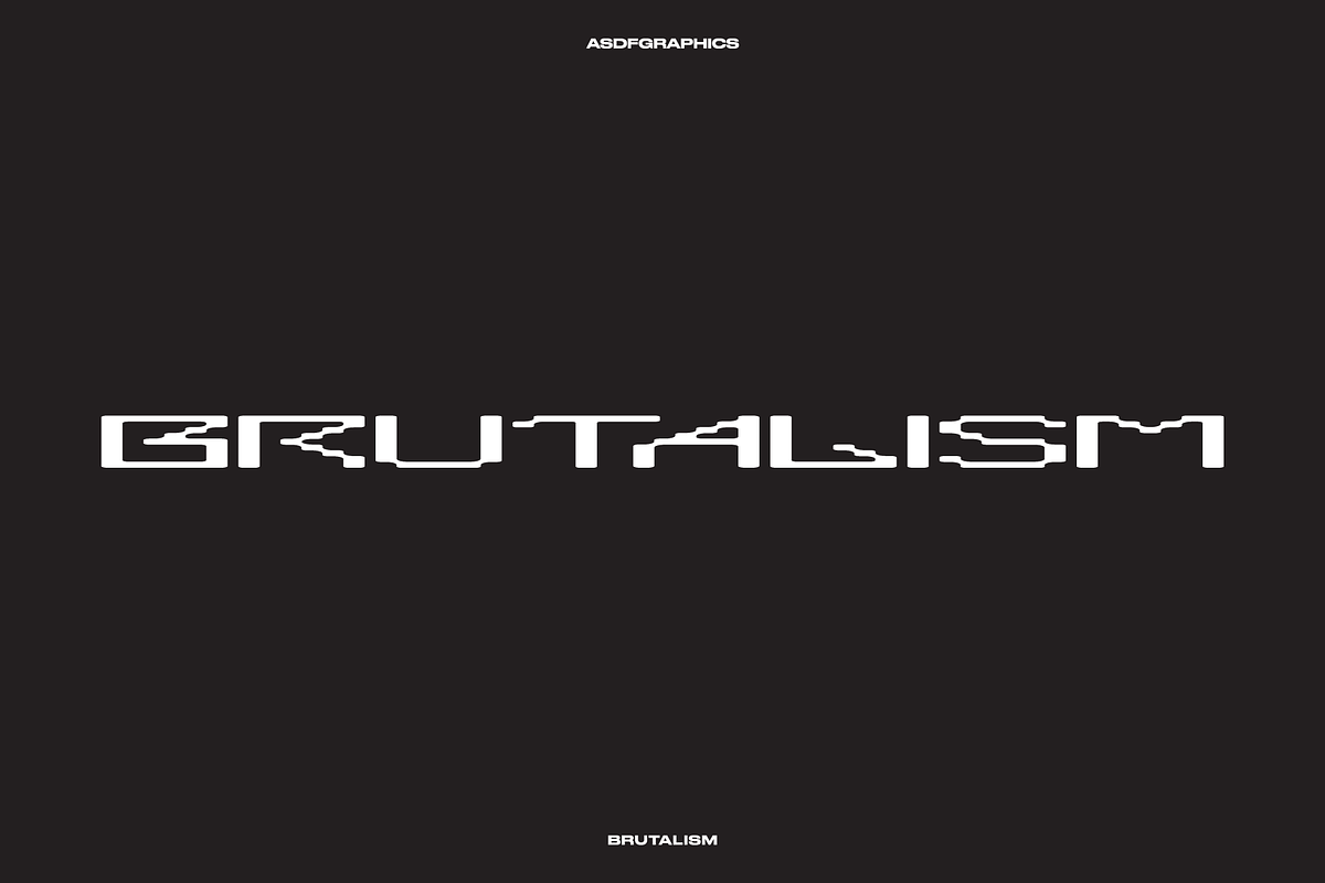 BRUTALISM TYPEFACE - ACID FONT Free Download Free Download