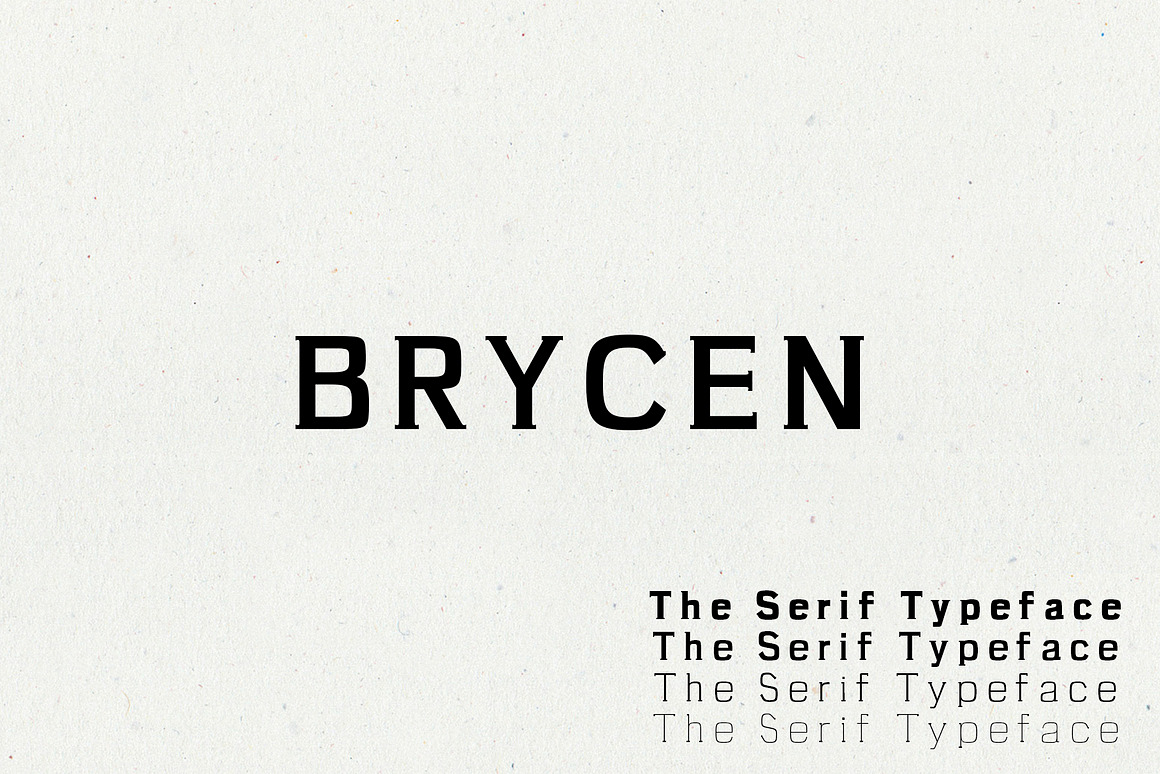 Brycen Serif Premium 7 Font Family Free Download