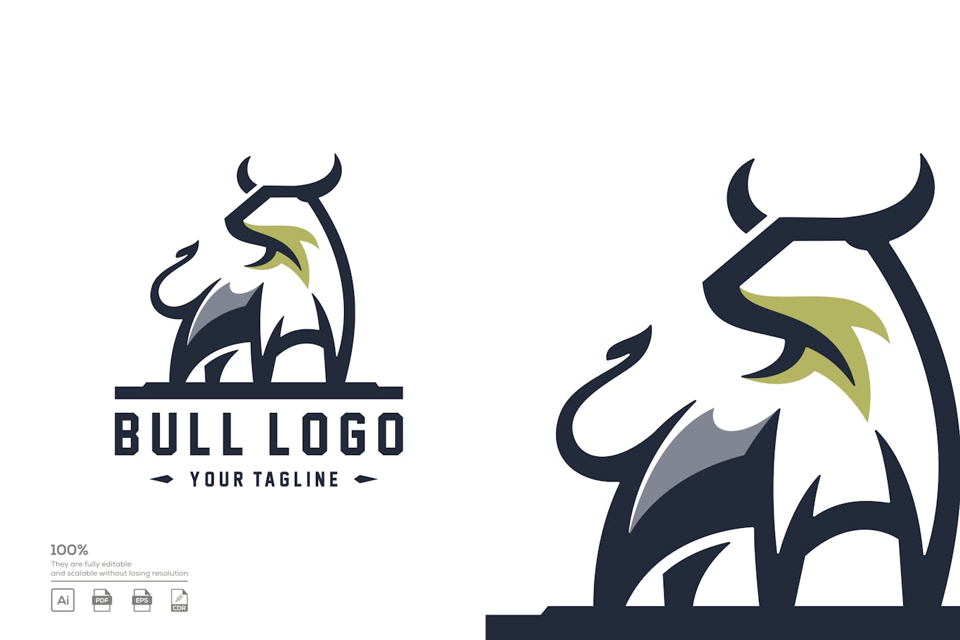 Bull Logo Design Vector Free Download