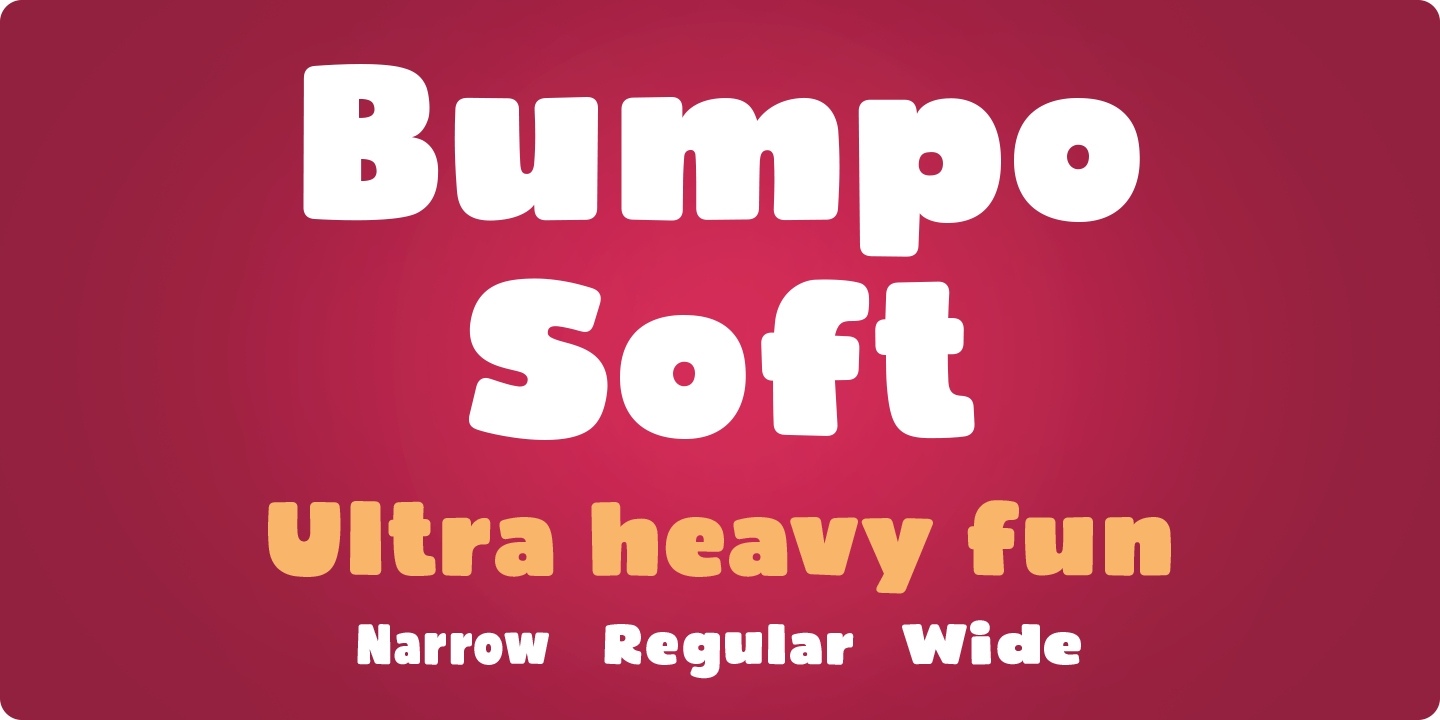 Bumpo Soft Font Free Download