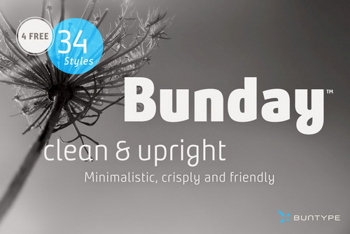 Bunday Clean Font Free Download