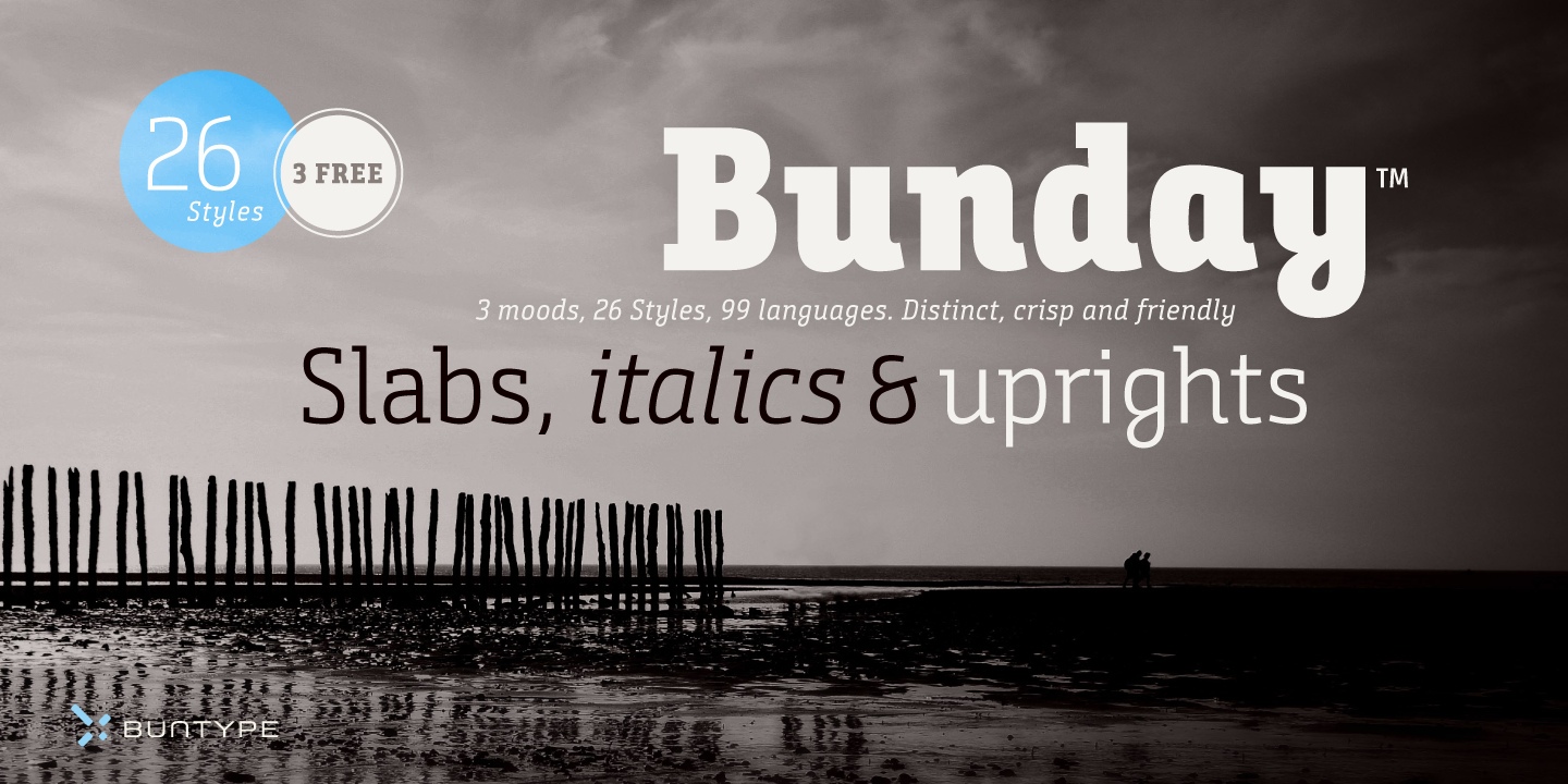 Bunday Slab Font Free Download