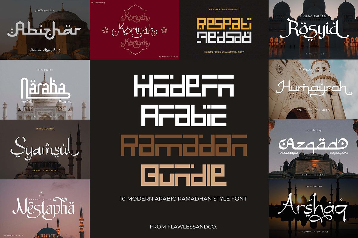 Bundle Font Arabic Ramadhan Free Download Free Download