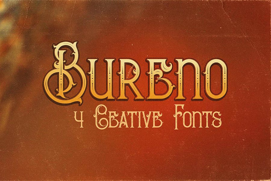 Bureno - Decorative Font Free Download