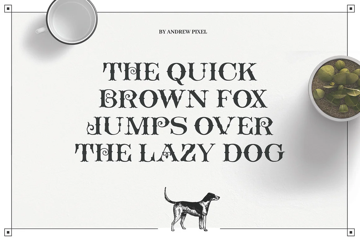Bushel - A vintage Flourish Font